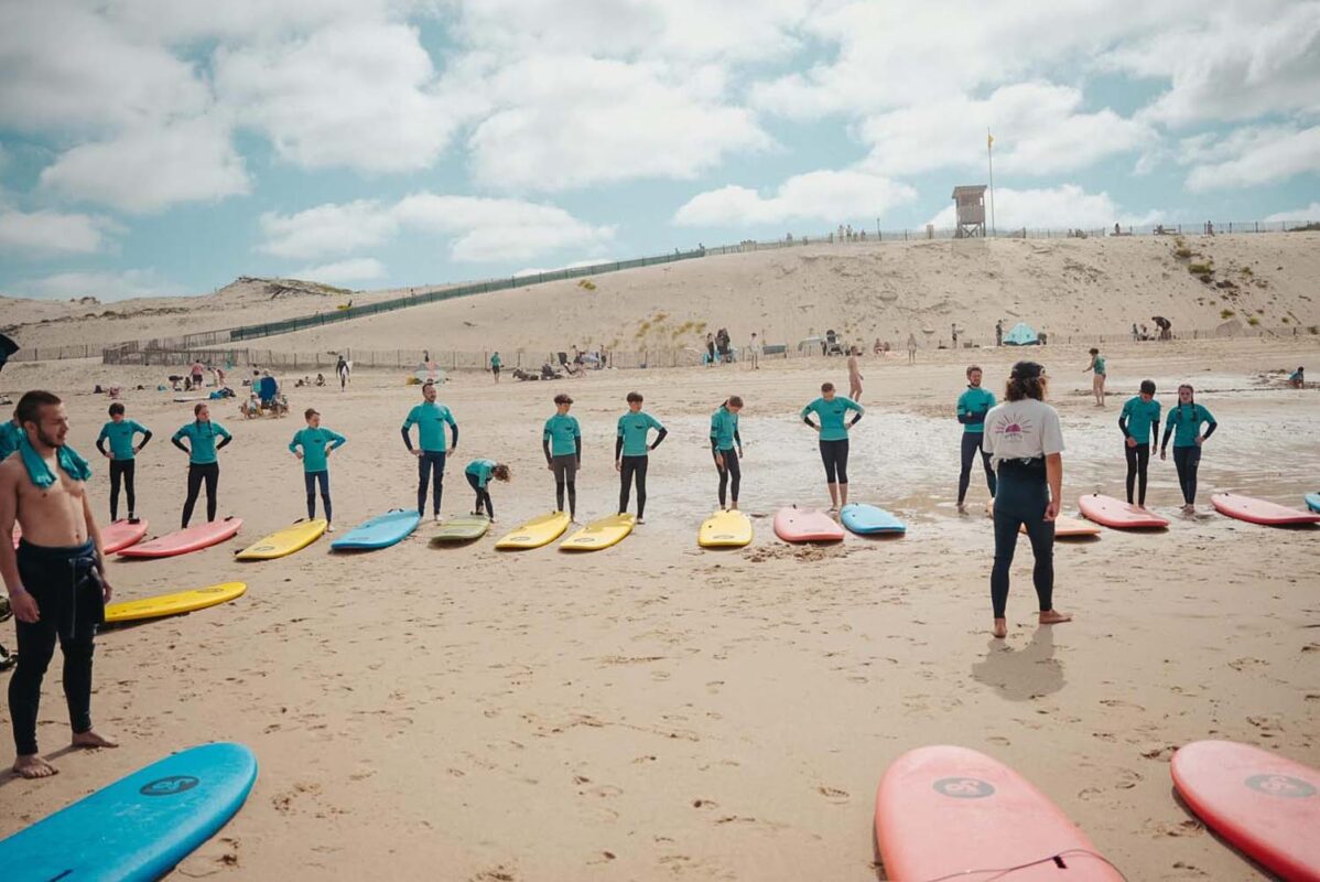 team building surf Bordeaux