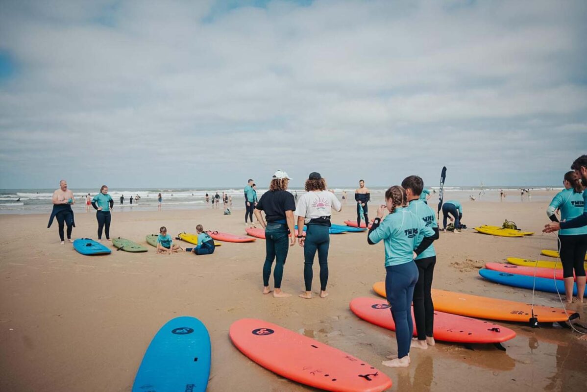 team building surf Bordeaux